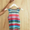 Gapstudio Happy Stripe Şeffaf Tank Top