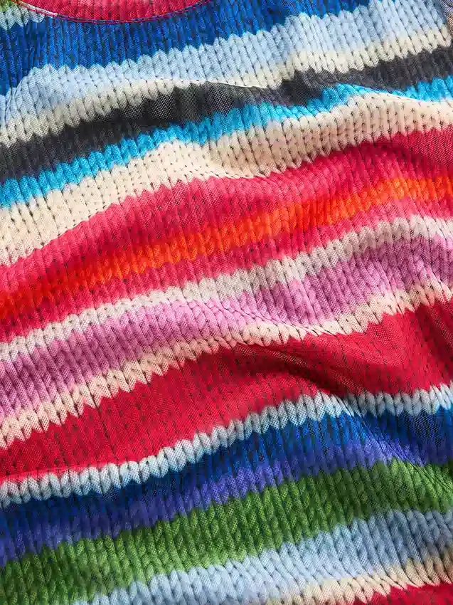 Gapstudio Happy Stripe Şeffaf Tişört