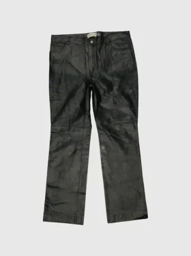Gapvintage Kadın 90'lar Deri Pantolonlar - 16
