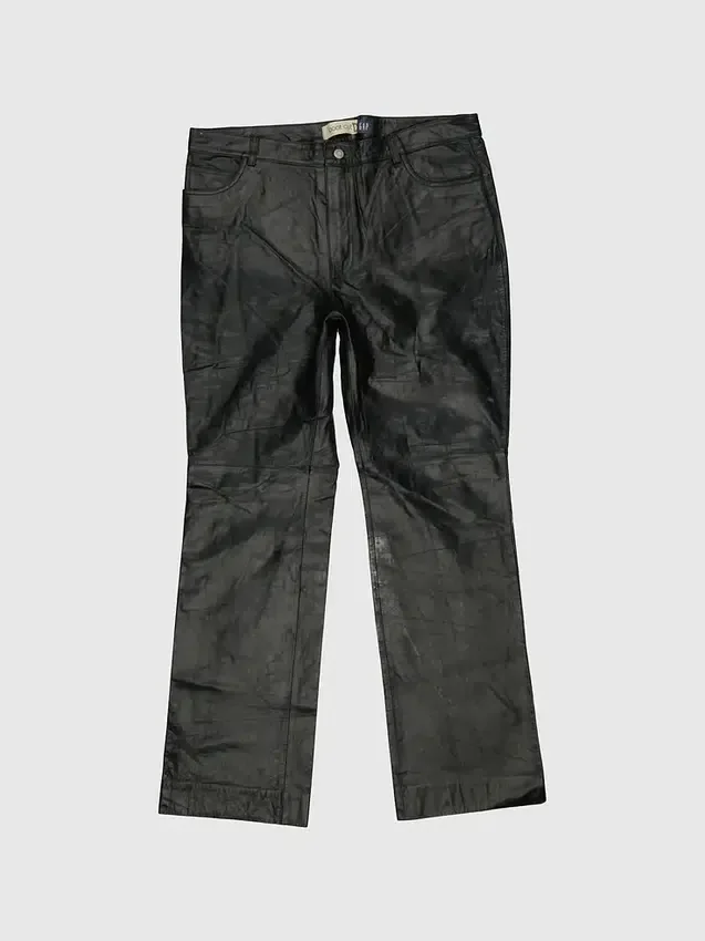 Gapvintage Kadın 90'lar Deri Pantolonlar - 16