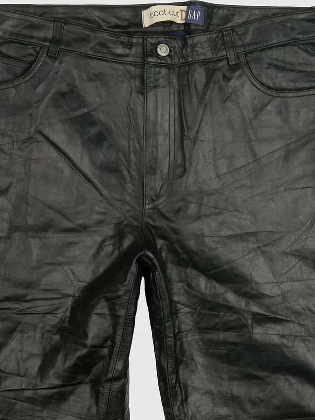 Gapvintage Kadın 90'lar Deri Pantolonlar - 16