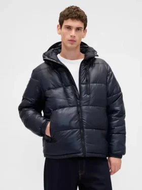 Geri Dönüştürülmüş Ağır Puffer Ceket