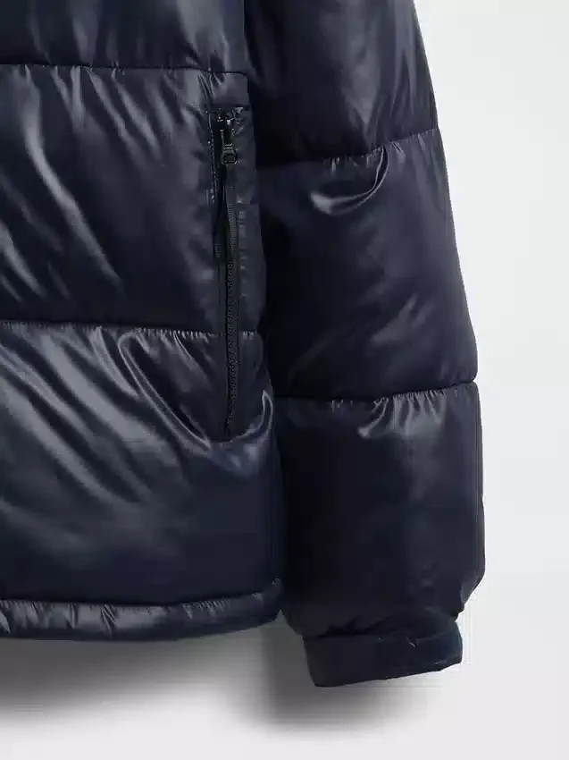 Geri Dönüştürülmüş Ağır Puffer Ceket