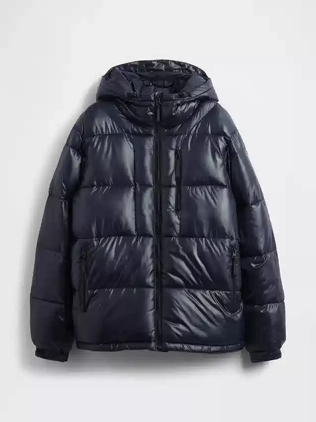 Geri Dönüştürülmüş Ağır Puffer Ceket