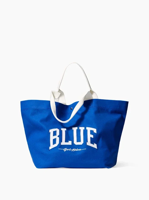 Get Blue Kanvas Tote Çanta