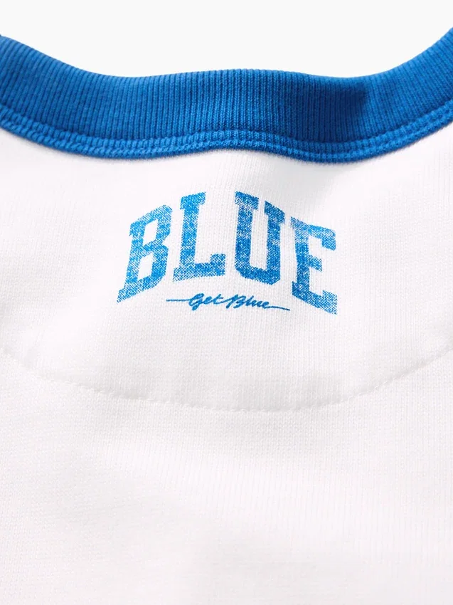 Get Blue Çocuk Gevşek Kesim Logo Tişört