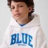 Get Blue Çocuk Vintagesoft Gevşek Kesim Kapüşonlu Sweatshirt