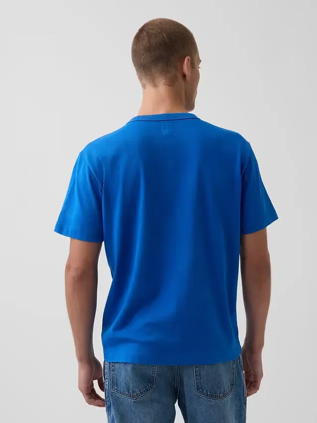 Get Blue Rahat Kesim Logolu Tişört