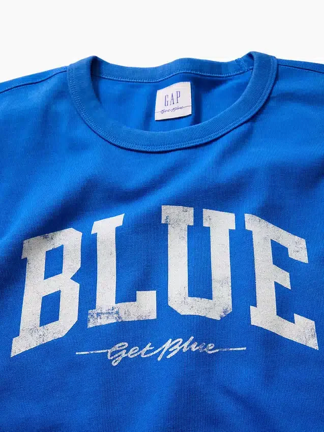 Get Blue Rahat Kesim Logolu Tişört