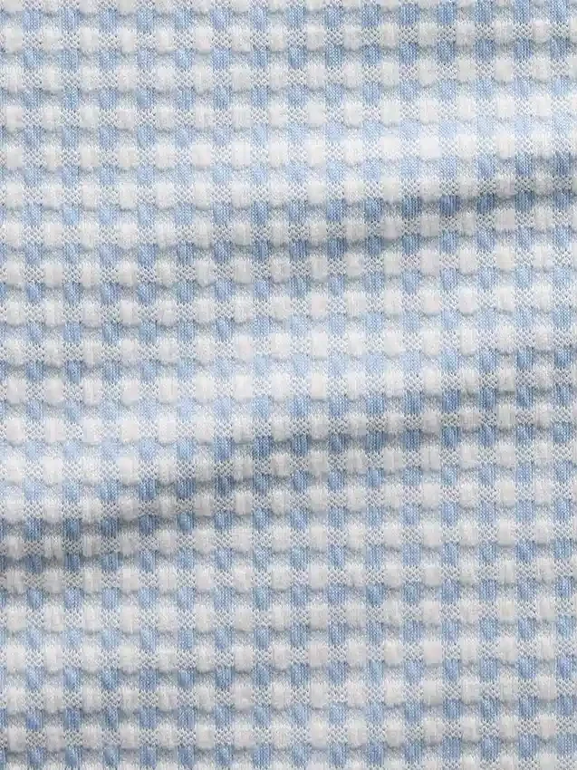 Gingham Pointelle Şeffaf Tank Top
