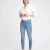 Gizli Düzleştirici Cepli Yüksek Bel Gerçek Skinny Jean'ler