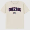 Gonzaga Üniversitesi Arch Logo Koyu Renkli Grafik Tişört