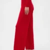 Hafif CashSoft Pointelle Kalp Desenli Pijama Pantolonları