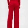 Hafif CashSoft Pointelle Kalp Desenli Pijama Pantolonları