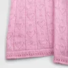 Hafif CashSoft Pointelle Kalp Desenli Pijama Pantolonları