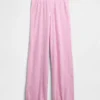 Hafif CashSoft Pointelle Kalp Desenli Pijama Pantolonları