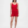Hafif CashSoft Pointelle Kalp Desenli Pijama Tank Top
