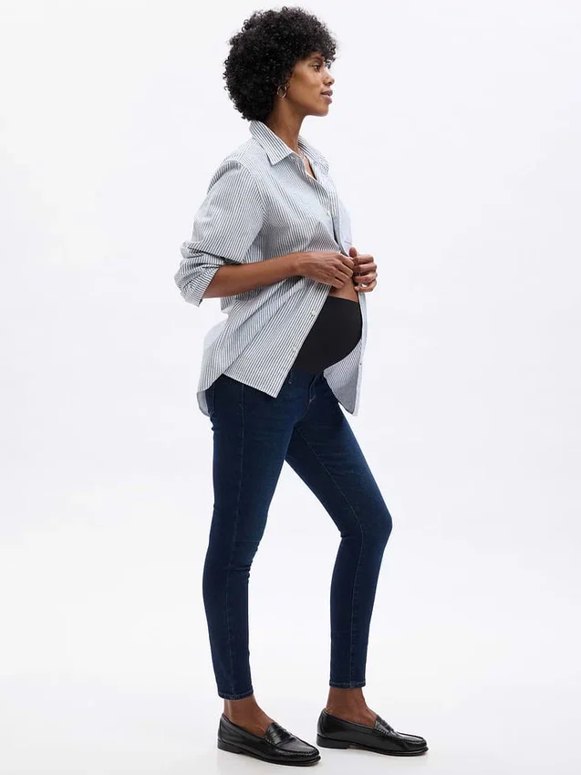 Hamile Giyim Full Panel Gerçek Skinny Jean'ler