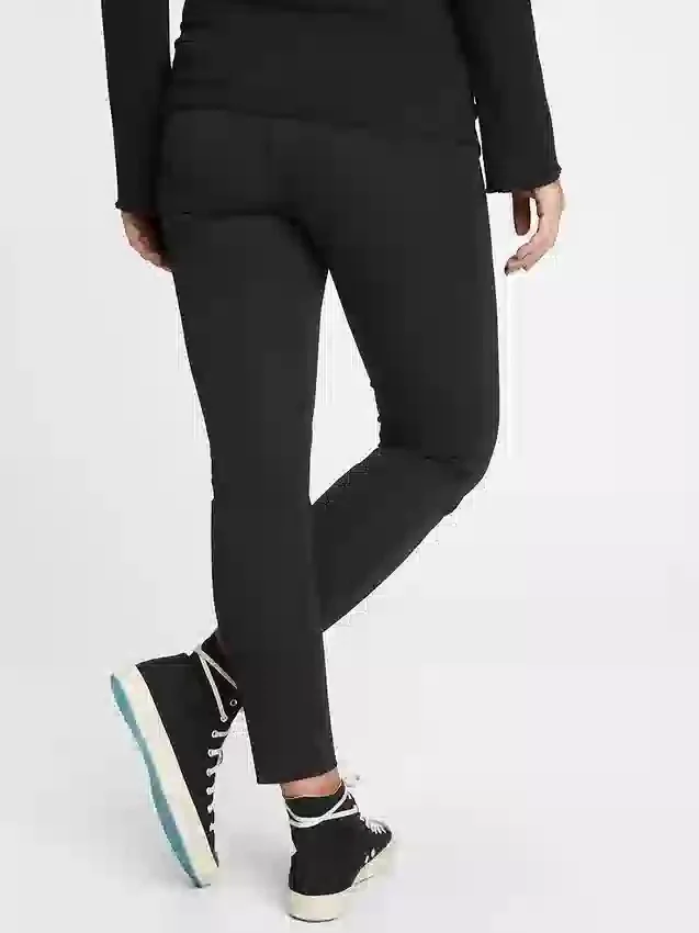 Hamile Giyim Çift Yönlü Esnek Tam Panel Skinny Pantolon