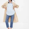 Hamile Giyim İç Panelli Cheeky Düz Kesim Jean'ler