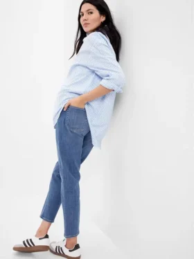 Hamile Giyim İç Panelli Cheeky Düz Kesim Jean’ler