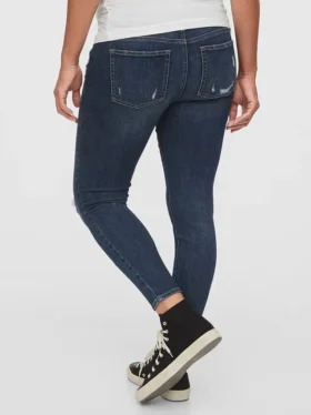 Hamile Giyim İç Panelli Skinny Ayak Bileği Jean’leri