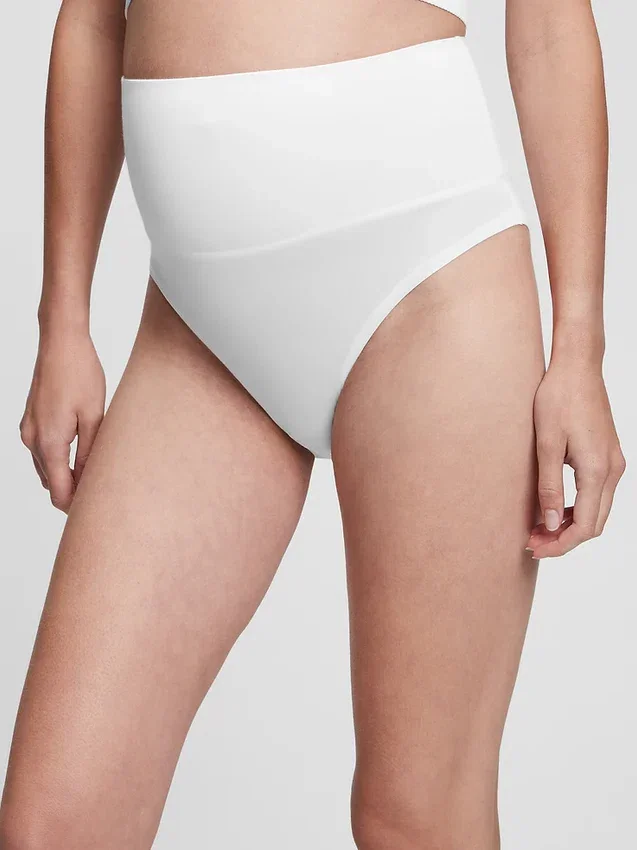 Hamile Giyim ve Doğum Sonrası Yüksek Bel Esnek Bikini