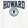 Howard Üniversitesi Kolej Arması Koyu Renkli Grafik Tişört