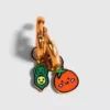 Huggie Küpeler için Delikli Bezelye Kabuğu / Domates Charms