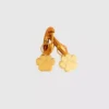 Huggie Küpeler için Delikli Kedi Pençesi Desenli Charms