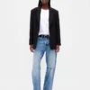 Çift Yönlü Esnek Oversized Blazer