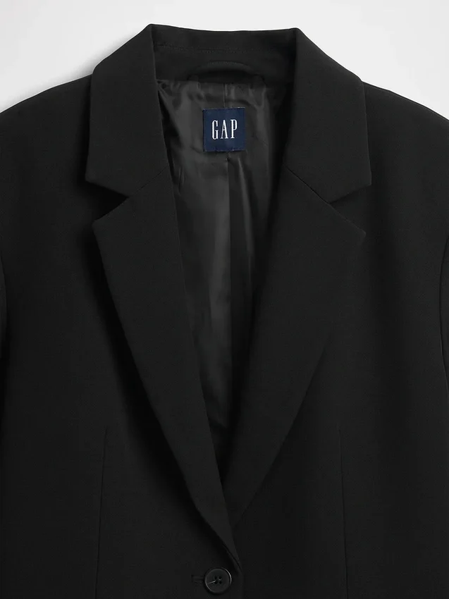 Çift Yönlü Esnek Oversized Blazer