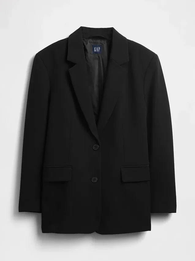 Çift Yönlü Esnek Oversized Blazer