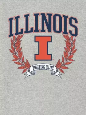 Illinois Üniversitesi Laurels Koyu Grafik Tişört