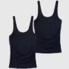 Ingrid and Isabel Basics Dikişsiz Karın Destekli Hamile Giyim Cami 2'li Paket
