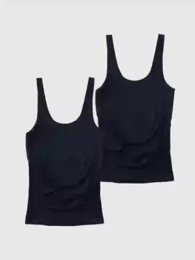 Ingrid and Isabel Basics Dikişsiz Karın Destekli Hamile Giyim Cami 2'li Paket