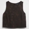 Jakarlı Kısa Kesim Tank Top