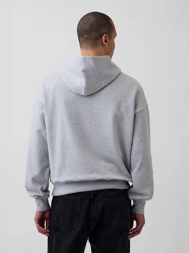 Jean-Michel Basquiat Ağır Kapüşonlu Sweatshirt