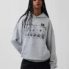 Jean-Michel Basquiat Ağır Kapüşonlu Sweatshirt