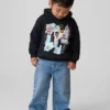 Jean-Michel Basquiat Küçük Çocuk Vintagesoft Kapüşonlu Sweatshirt