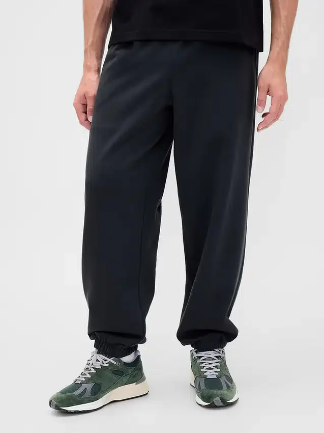 Kalın Dokulu Bol Kesim Jogger Pantolon