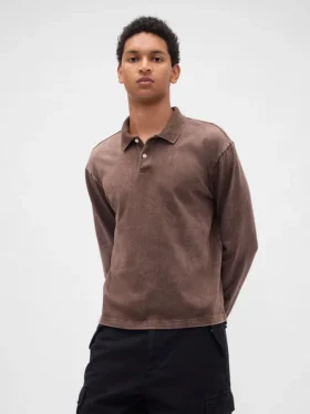 Kalın Jersey Polo Tişört