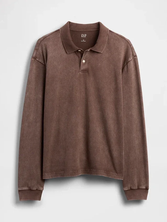 Kalın Jersey Polo Tişört