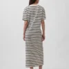 Kalın Kumaşlı Oversized Maxi Tişört Elbise