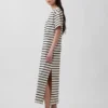 Kalın Kumaşlı Oversized Maxi Tişört Elbise