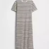 Kalın Kumaşlı Oversized Maxi Tişört Elbise