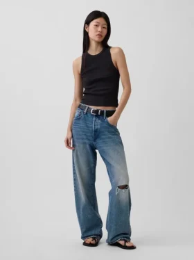 Kalın Ribana Halter Tank Top