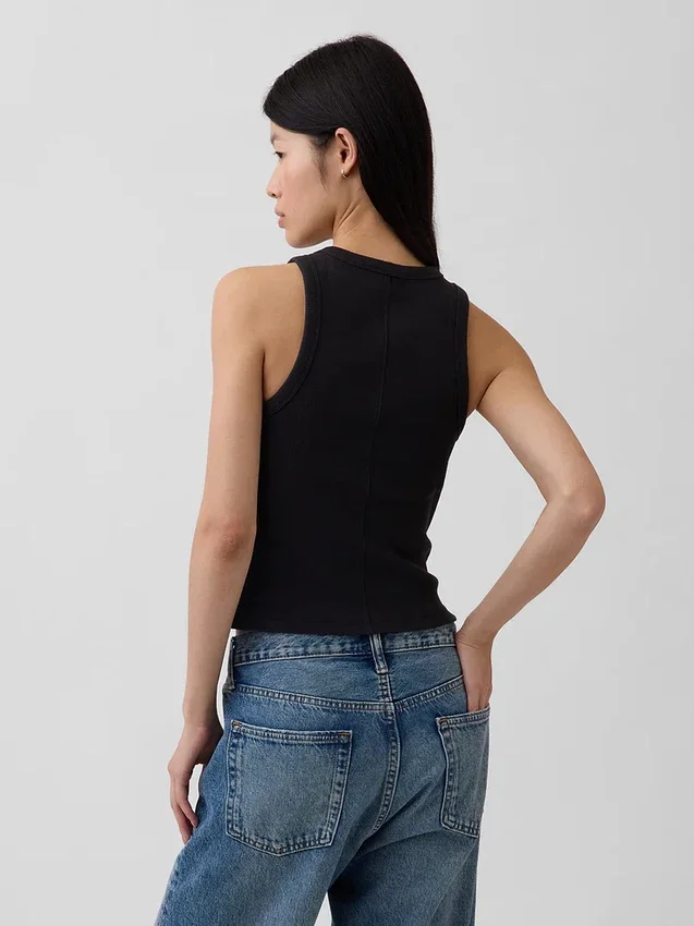 Kalın Ribana Halter Tank Top
