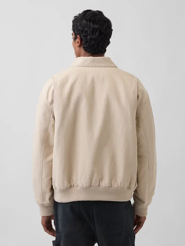 Kanvas Bomber Ceket