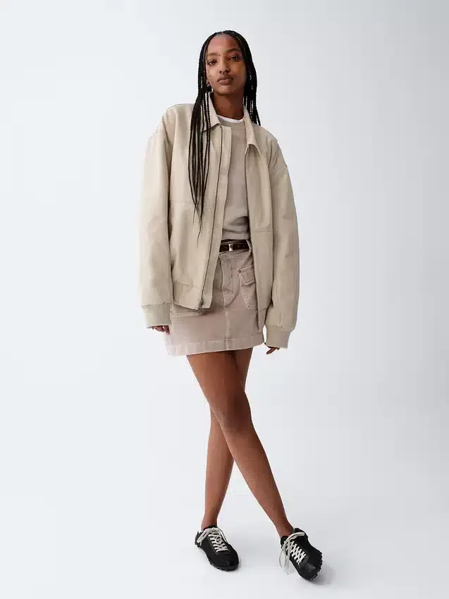 Kanvas Bomber Ceket